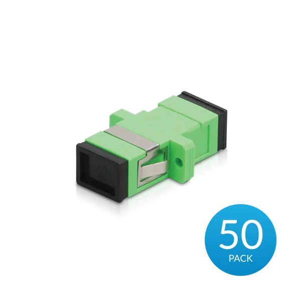 Ubiquiti UF-ADAPTER-APC-50 UFiber APC Adapter， 50 Pack， SC/APC to SC/APC
