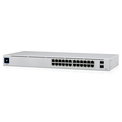 Ubiquiti USW-24-POEUniFi 24 Port Managed Gigabit Switch, 16x PoE+ Ports, 8x Gigabit Ethernet Ubiquiti USW-24-POE UniFi 24 Port Managed Gigabit Switch, 16x PoE+ Ports