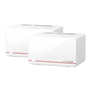 TP-LINK Mercusys Halo H37BE(2-pack) BE6500 Whole Home Mesh Wi-Fi 7 System, 688 Mbps at 2.4 GHz TP-LINK Mercusys Halo H37BE(2-pack) BE6500 Whole Home Mesh Wi-Fi 7 System
