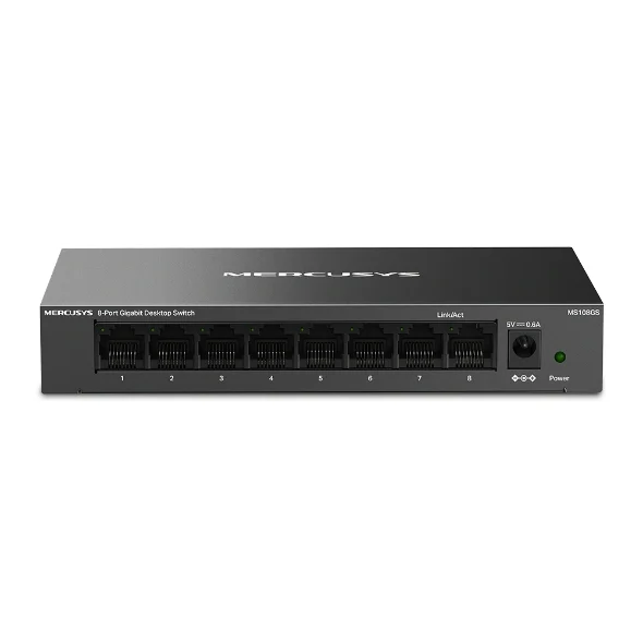 TP-LINK Mercusys MS108GS 8-Port Gigabit Desktop Switch TP-LINK Mercusys MS108GS 8-Port Gigabit Desktop Switch