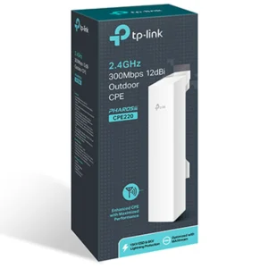 TP-Link CPE220 2.4GHz 300Mbps 12dBi Outdoor CPE AP.,Client,AP Router,AP Client Router 13km+