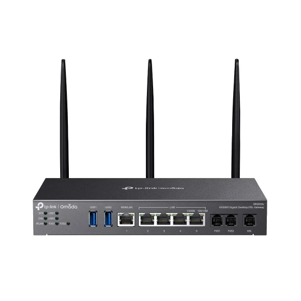 TP-Link DR3650v Omada AX3000 Wi-Fi 6 Gigabit Desktop DSL Gateway TP-Link DR3650v Omada AX3000 Wi-Fi 6 Gigabit Desktop DSL Gateway