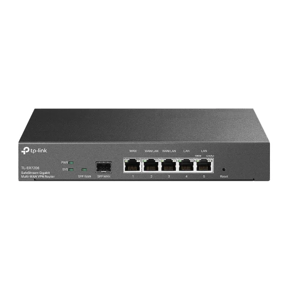 TP-Link TL-ER7206 Omada SafeStream Gigabit Multi-WAN VPN Router TP-Link TL-ER7206 Omada SafeStream Gigabit Multi-WAN VPN Router