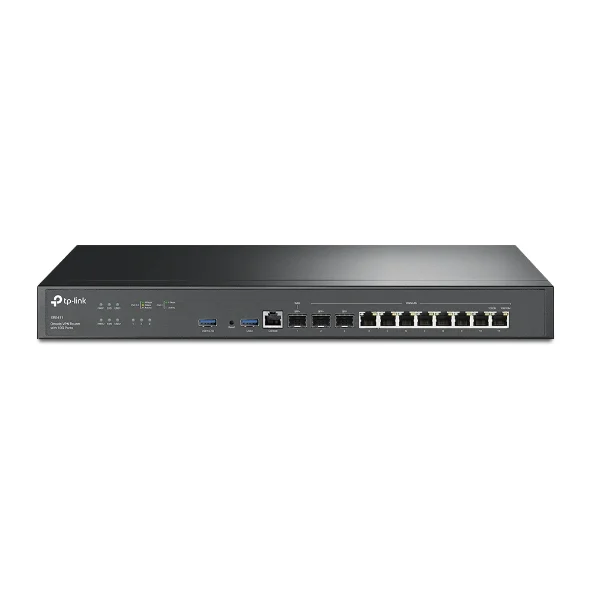 TP-Link ER8411 Omada VPN Router with 10G Ports , 1× 10G SFP+ WAN Port, 1× 10G SFP+ WAN/LAN TP-Link ER8411 Omada VPN Router with 10G Ports , 1× 10G SFP+ WAN Port