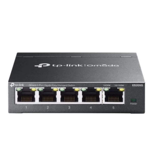 TP-Link ES205G Omada 5-Port Gigabit Easy Managed Switch by Omada SDN, VLAN, QoS
