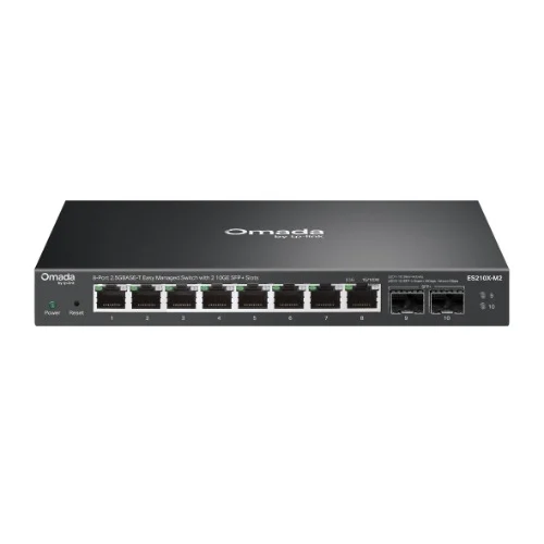 TP-Link ES210X-M2 Omada 8-Port 2.5G Easy Managed Switch with 2 10GE SFP+ Slots