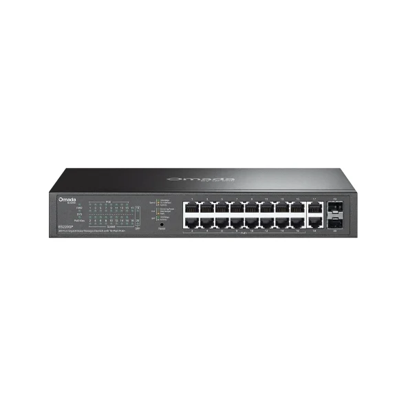 TP-Link ES220GP Omada 20-Port Gigabit Easy Managed Switch with 16-Port PoE+