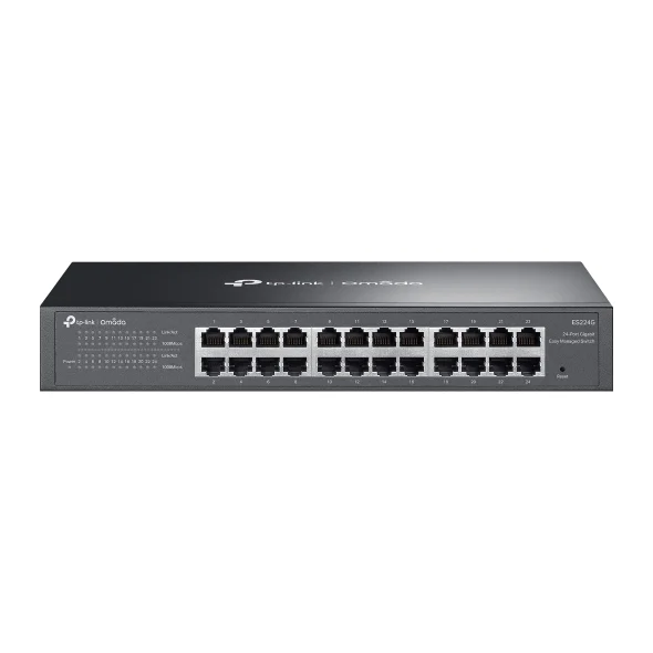 TP-Link ES224G Omada 24-Port Gigabit Easy Managed Switch, Flow Control, Loopback Detection TP-Link ES224G Omada 24-Port Gigabit Easy Managed Switch, Flow Control, Loopback Detection