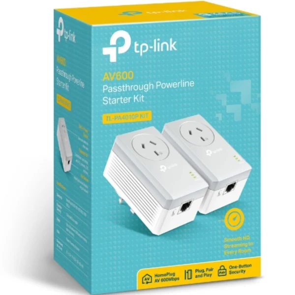 TP-Link TL-PA4010P KIT AV600 Powerline Adapter