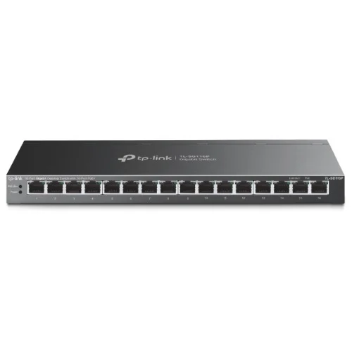 TP-Link TL-SG116P 16-Port Gigabit Desktop Switch with 16-Port PoE+, Up to 250 m TP-Link TL-SG116P 16-Port Gigabit Desktop Switch with 16-Port PoE+, Up to 250 m
