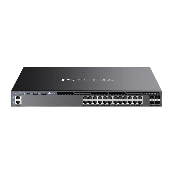 TP-Link SG6428XHP Omada 24-Port Gigabit Stackable L3 Managed PoE+ Switch with 4 10G Slots TP-Link SG6428XHP Omada 24-Port Gigabit Stackable L3 Managed PoE+ Switch with 4 10G Slots