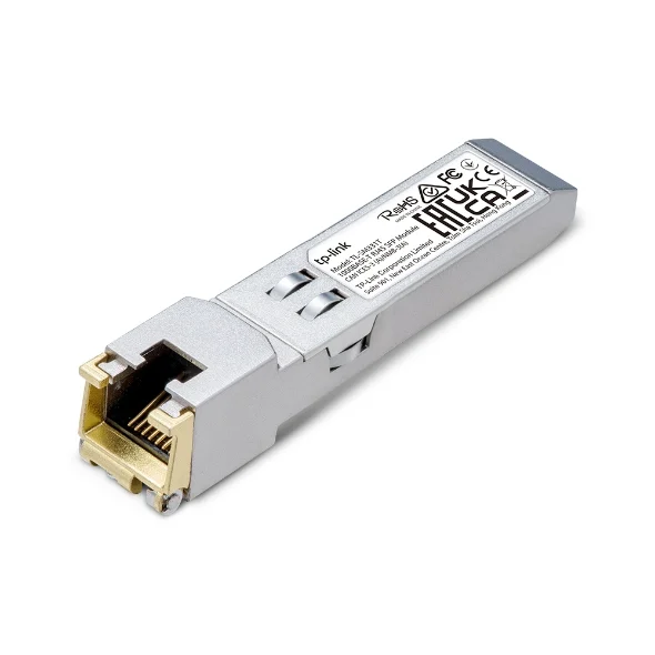 TP-Link TL-SM331T 1000BASE-T RJ45 SFP Module. 100m Reach Over UTP Cat 5e Or Above Cable TP-Link TL-SM331T 1000BASE-T RJ45 SFP Module. 100m Reach Over UTP Cat 5e Or Above Cable
