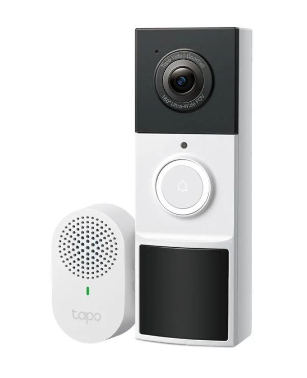 TP-Link TD21 Tapo Video Doorbell Camera, Ringtones, 230 days battery life