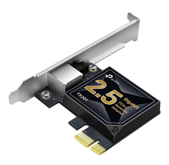 TP-Link TX201 2.5G 2.5 Gigabit PCI Express Network Adapter Low-Profile & Full-Height Brackets
