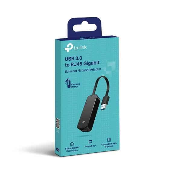 TP-Link UE306 USB 3.0 to Gigabit Ethernet Network Adapter, Foldable and Portable TP-Link UE306 USB 3.0 to Gigabit Ethernet Network Adapter, Foldable and Portable