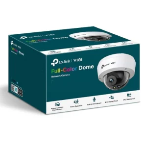 TP-LINK VIGI C240(4mm)VIGI 4MP C240(4mm) Full-Color Dome Network Camera, 4mm Lens, Smart TP-LINK VIGI C240(4mm) VIGI 4MP C240(4mm) Full-Color Dome Network Camera, 4mm Lens