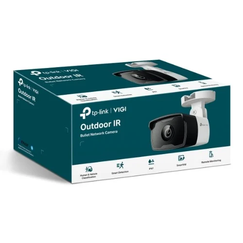 TP-LINK VIGI C340I(2.8mm) VIGI 4MP C340I(2.8mm) Outdoor IR Bullet Network Camera, 2.8mm Lens TP-LINK VIGI C340I(2.8mm) VIGI 4MP C340I(2.8mm) Outdoor IR Bullet Network Camera, 2.8mm Lens
