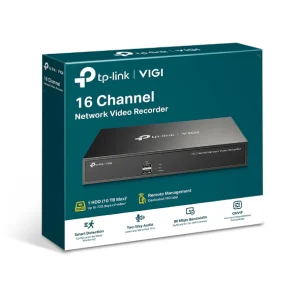 (CH)TP-Link VIGI NVR1016H 16 Channel Network Video Recorder, 24/7 Continuous Recording, Up To TP-Link VIGI NVR1016H 16 Channel Network Video Recorder, 24/7 Continuous Recording