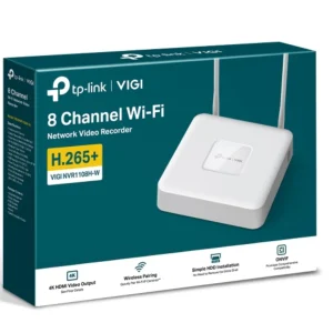 TP-Link VIGI NVR1108H-W 8 Channel Wi-Fi Network Video Recorder, 4K HDMI Output、16MP Decoding TP-Link VIGI NVR1108H-W 8 Channel Wi-Fi Network Video Recorder