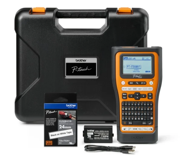 Brother PT-E560BTVP Industrial Handheld Label Printer – 3 Year Warranty, included Carry case Brother PT-E560BTVP Industrial Handheld Label Printer - 3 Year Warranty, included Carry case