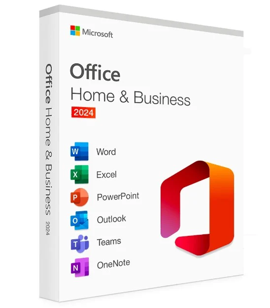 Microsoft EP2-06629 Office Home & Business 2024 English APAC Medialess Retail . Includes Word