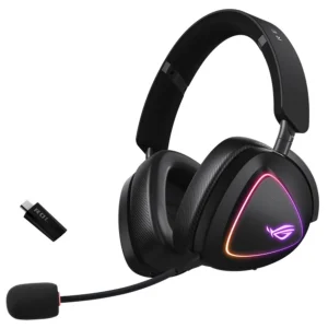 ASUS ROG DELTA II Tri-mode Wireless Gaming Headset, ROG SpeedNova, 50mm Titanium Drivers