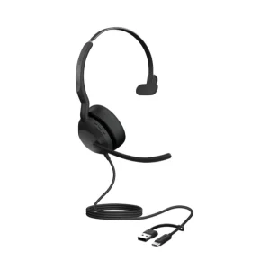 Jabra 25089-889-799Evolve2 50, USB C/A UC Mono Headset, Bluetooth®, 4 microphones, Active Jabra 25089-889-799 Evolve2 50, USB C/A UC Mono Headset, Bluetooth®, 4 microphones
