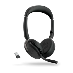 Jabra 26699-989-999Evolve2 65 Flex UC Stereo Bluetooth Headset, Link380a USB-A Dongle Included Jabra 26699-989-999 Evolve2 65 Flex UC Stereo Bluetooth Headset