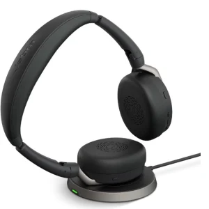 Jabra 26699-989-889Evolve2 65 Flex UC Stereo Bluetooth Headset, Link380c USB-C Dongle & Jabra 26699-989-889 Evolve2 65 Flex UC Stereo Bluetooth Headset