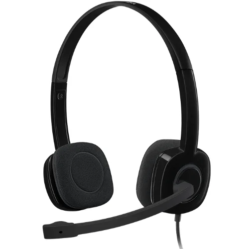 Logitech 981-000587 H151 Stereo Headset Light Weight Adjustable Headphones Logitech 981-000587 H151 Stereo Headset Light Weight Adjustable Headphones