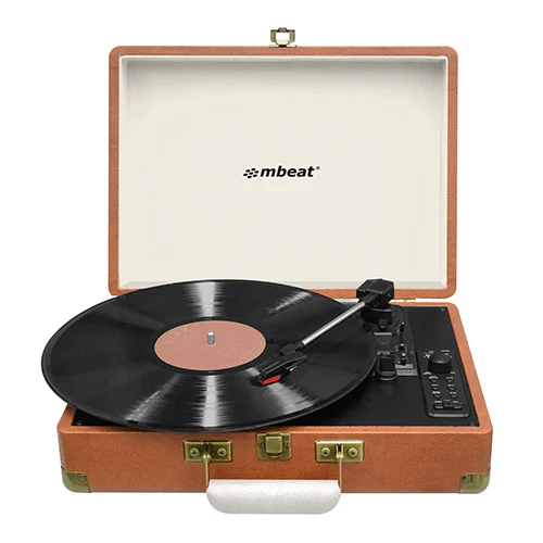 MBEAT MB-USBTR128 ® Woodstock Retro Turntable Recorder with Bluetooth & USB Direct Recording