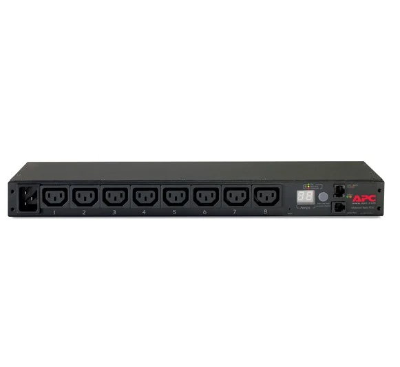 APC AP7821B Rack PDU, Metered, 1U, 16A, 208/230V, (8) C13