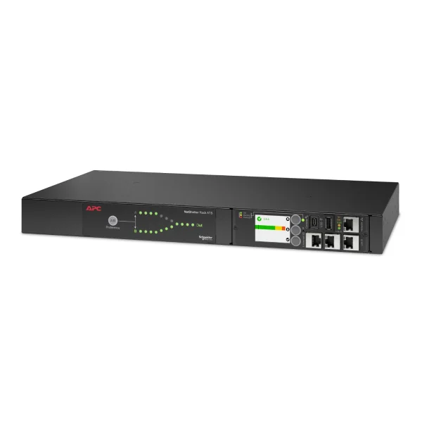 APC AP4423A Netshelter Automatic Transfer Switch, 1U RM, 2x 230V/16A Input