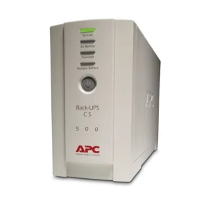 APC BK500EIBack-UPS 500VA/300W Standby UPS, Tower, 230V/10A Input, 4x IEC C13 Outlets, Lead APC BK500EI Back-UPS 500VA/300W Standby UPS, Tower, 230V/10A Input, 4x IEC C13 Outlets