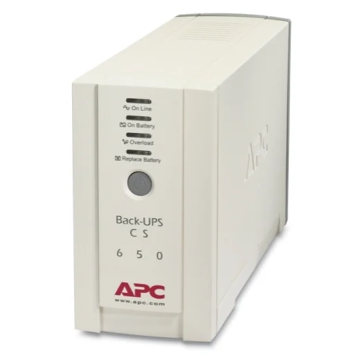 APC BK650-AS Back-UPS 650VA/400W Standby UPS, Tower, 230V/10A Input, 4x IEC C13 Outlets