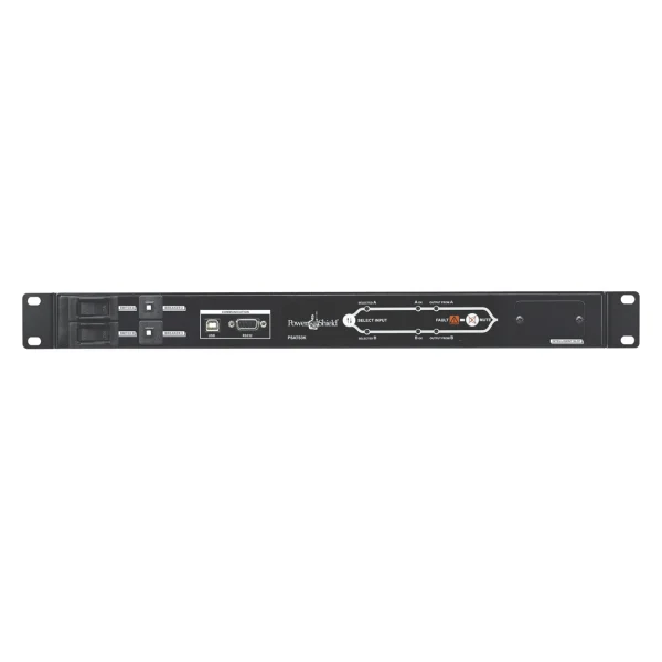 PowerShield PSATS3K Rack ATS 3kVA, Dual 15A C20 inputs, 1 x C19, 8 x C13 outputs