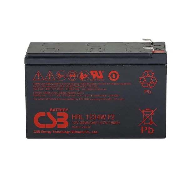 PowerShield PSB12-9-10YR 12V 9AH Battery, 10 Year Design Life, compatible
