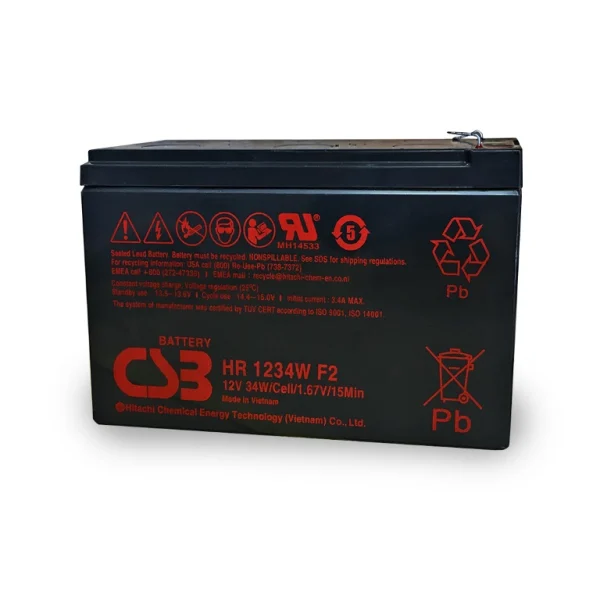PowerShield PSB12-9 12V 9AH Battery, 3-5 Year Design Life, compatible