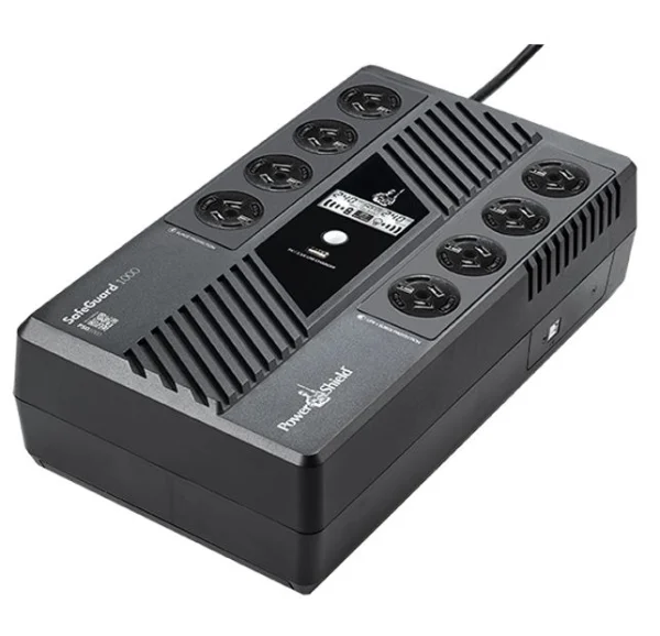 PowerShield PSG1000 SafeGuard 1000VA/600W Line Interactive, Powerboard Style UPS with AVR