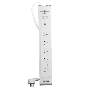 PowerShield PSZ5U2 ZapGuard 5 Way Power Surge Filter Board, 2 x USB Connectors