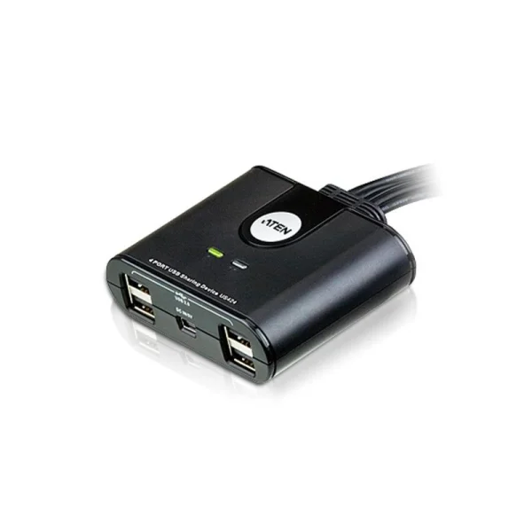 Aten US424-AT Peripheral Switch 4x4 USB 2.0, 4x PC, 4x USB 2.0 Ports, Remote Port Selector