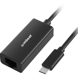 MB-CGL-1K (LS) mbeat® USB-C Gigabit Ethernet Adapter - Black Fast and secure RJ45