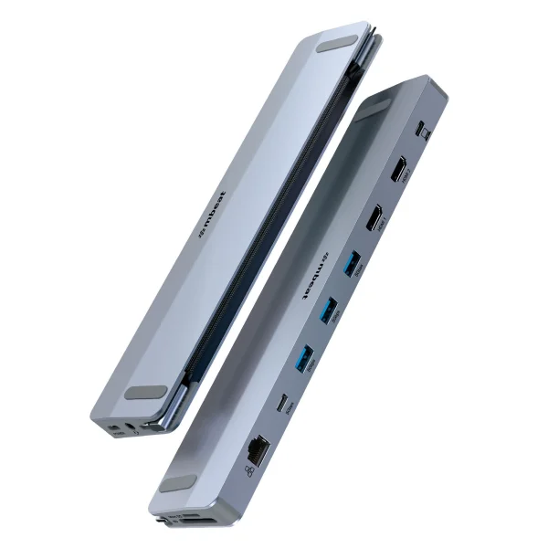 MBEAT MB-DOCK-D12 ® D12 Multi-Port Dual HDMI 4K USB-C Dock Dual 4K/60Hz HDMI output 100W USB-C MBEAT MB-DOCK-D12 ® D12 Multi-Port Dual HDMI 4K USB-C Dock Dual 4K/60Hz HDMI output 100W USB-C