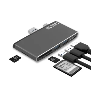 MBEAT MB-EGE-P78GRY ® Edge Pro P78 Multifunction Hub for Microsoft Surface Pro Gen 5 & Gen 6 MBEAT MB-EGE-P78GRY ® Edge Pro P78 Multifunction Hub for Microsoft Surface Pro Gen 5 & Gen 6