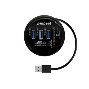 HCR518 (LS) mbeat® Portable USB 3.0 Hub and Card Reader – USB 3.0/2.0, SDXC/SDHC/ MMC/MMC4.0/ HCR518 (LS) mbeat® Portable USB 3.0 Hub and Card Reader - USB 3.0/2.0