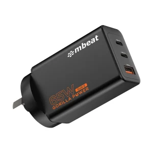 MBEAT MB-PD65W2CA-K ® Gorilla Power PD 65W GaN II USB-C Charger 50% smaller than the standard