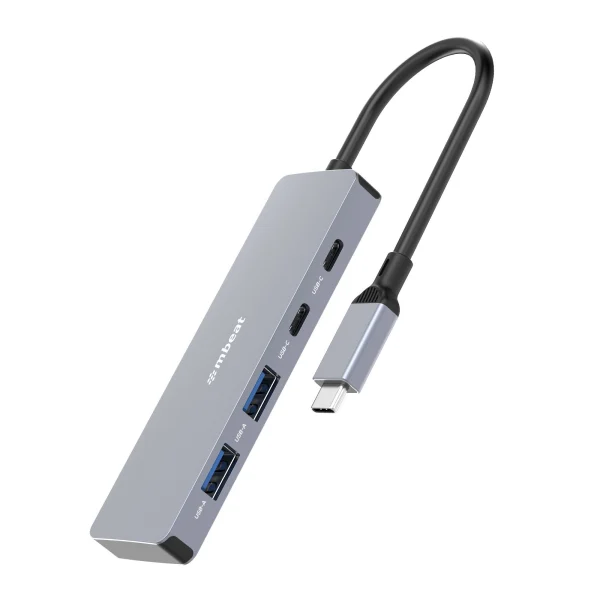 MB-XCH-01GRY (LS) mbeat® Elite 4-Port 10Gbps USB-C Gen 2 Hub (2A+2C) Blazing Fast Gen 2 Speeds