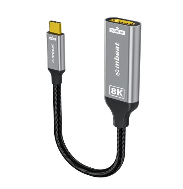 MBEAT MB-XAD-8KCHD ® Tough Link 8K USB-C to HDMI Adapter MBEAT MB-XAD-8KCHD ® Tough Link 8K USB-C to HDMI Adapter