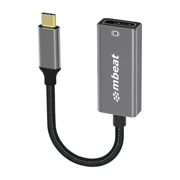 MB-XAD-CDP (LS) mbeat® Elite USB-C to Display Port Adapter -Converts USB-C to DisplayPort MB-XAD-CDP (LS) mbeat® Elite USB-C to Display Port Adapter -Converts USB-C to DisplayPort