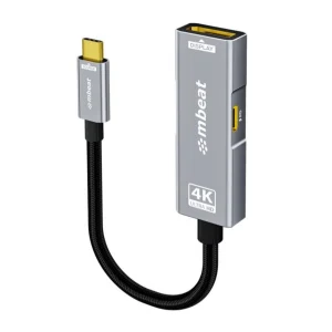 MBEAT MB-XAD-PCDP ® Tough Link USB-C to DP Adapter with 100W PD